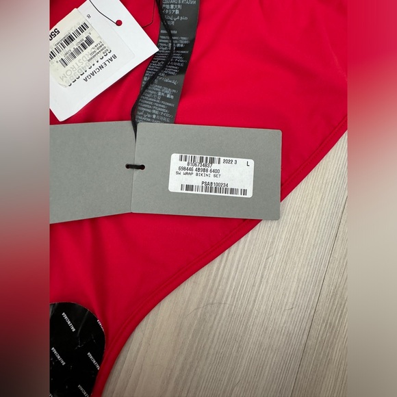 BALENCIAGA Wrap Tie-detailed stretch bikini FULL SET 2 BIKINI NWT - Picture 7 of 11